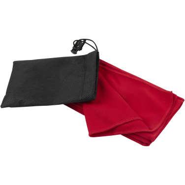 Logo trade promotional merchandise photo of: Lucas RPET sport towel 30x80 cm